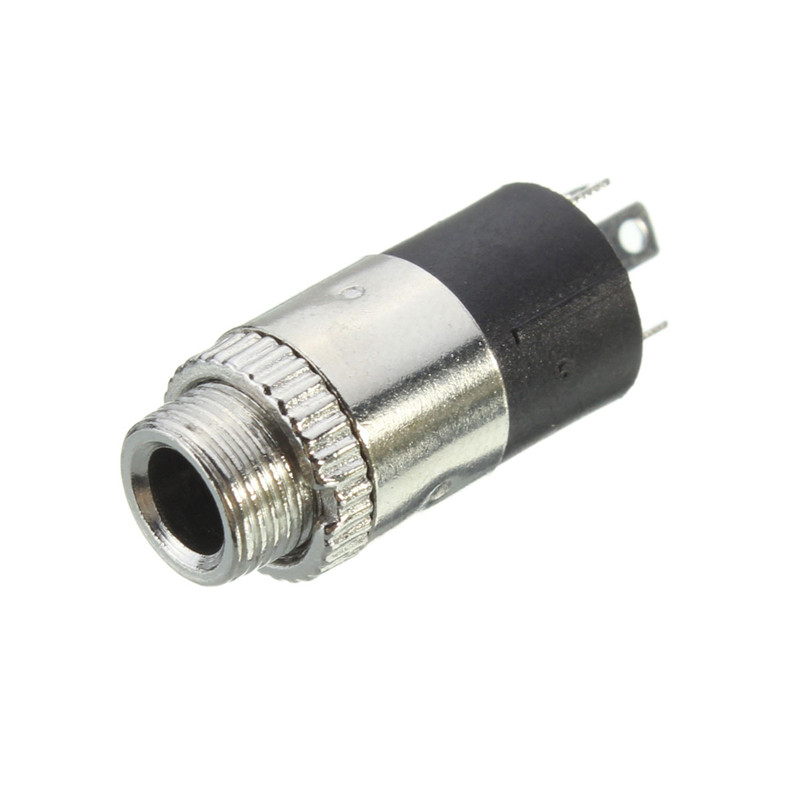 20Pcs 3.5mm PJ392 Stereo Headphone Connector Adapter Power Plug Audio Video Jack Socket Plug with Nut
