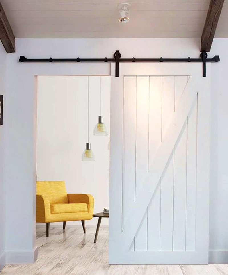 Paint Free Wood Barn Door-1