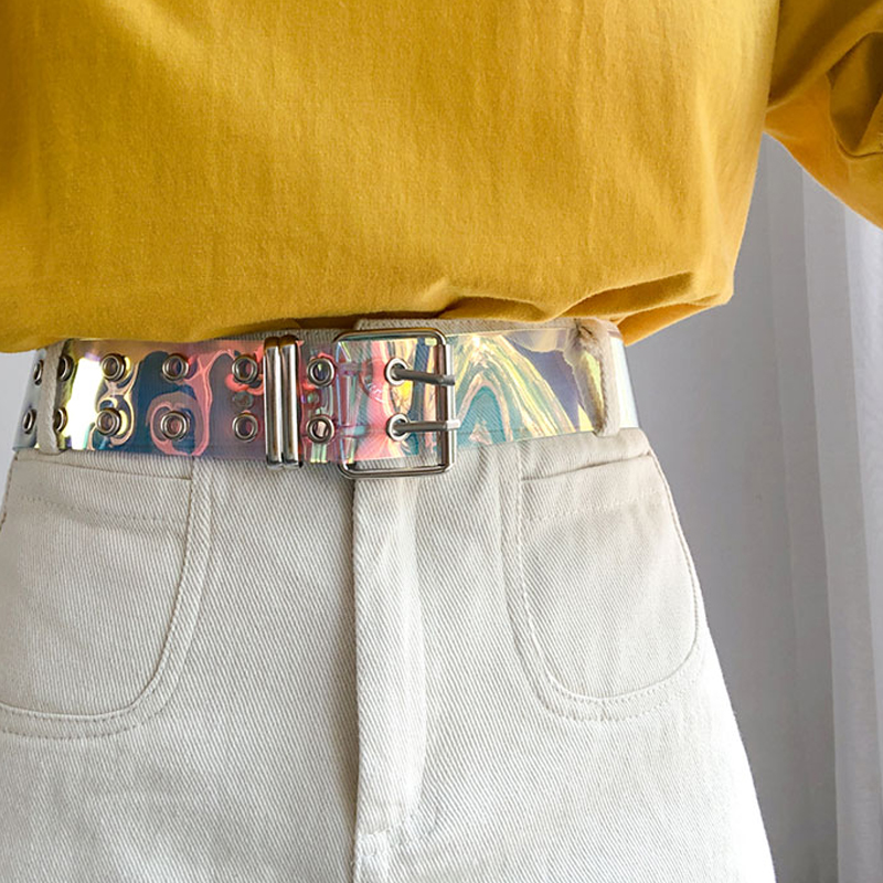 Transparent belt ladies jeans belts for women wide pvc punk corset belt plus size cummerbunds gothic ceinture femme dress cintos