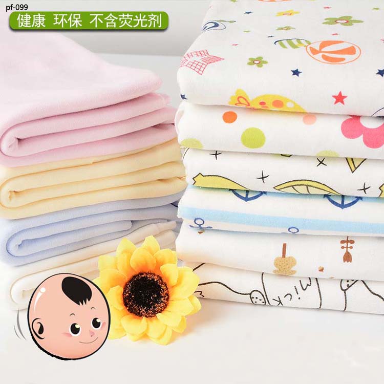 Baby Organic Cotton Jersey Fabric Clothing Soft Kid Knitted Material