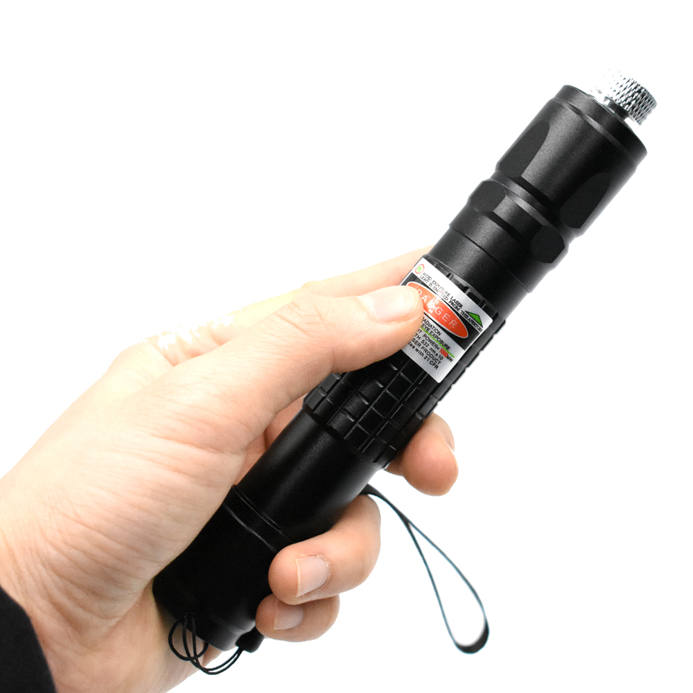 High Power 5mW Green Laser Pointer 532nm 303 Laser pen Adjustable Burning Match With Rechargeable 18650 Battery