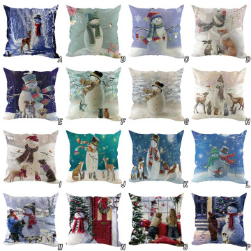 Christmas Cushion Cover Pillowcases Decorative Sofa Housse de Coussin Throw Pillow Cover Home Decoration Cojines New Pillow Case