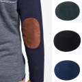 1 Pc 14*11CM Suede Fabric Patch Iron-on Elbow Knee Patches Oval Repair Applique Badges DIY Self-adhesive Hole Repair Patch