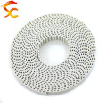 High Quality 5meters T5 15MM PU open belt T5 timing belt width 15mm Pitch 5mm white Polyurethane with steel core