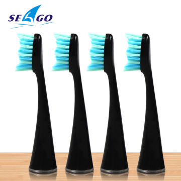 4pcs/lot SEAGO Replacement Brush Head for SG986/SG987 Super Soft Dupont Bristles Electric Toothbrush Heads Original Whiten Teeth