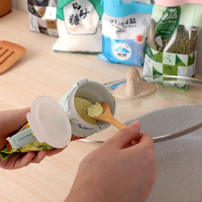 Home Kitchen Food Sealing Clip Food Preservation Sealing Clip Grains Moisture-proof Discharge Spout Bag Clip Snack Bag Sealing