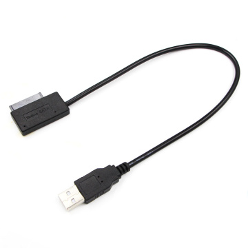 Notebook optical drive line 35CM 6P+7P CD/DVD-Rom SATA to USB 2.0 Converter 13-Pin USB Adapter Drive Cable For PC Laptop TSLM1