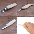 Woodcarving Cutter Woodwork Sculptural DIY Wood Handle Spoon Carving Knife Woodcut Tools with Sharpner Stone