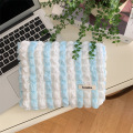 New Fashion Trend Soft Makeup Cosmetics Pouch Travel Toiletry Bag Cotton Puffy Cosmetic Bag For Women Girls