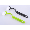 Portable Toilet Brush Clean Home Shower Room Wc Accessories Portable Toilet Brush Bathroom Scrubber V-type Bent Cleaner