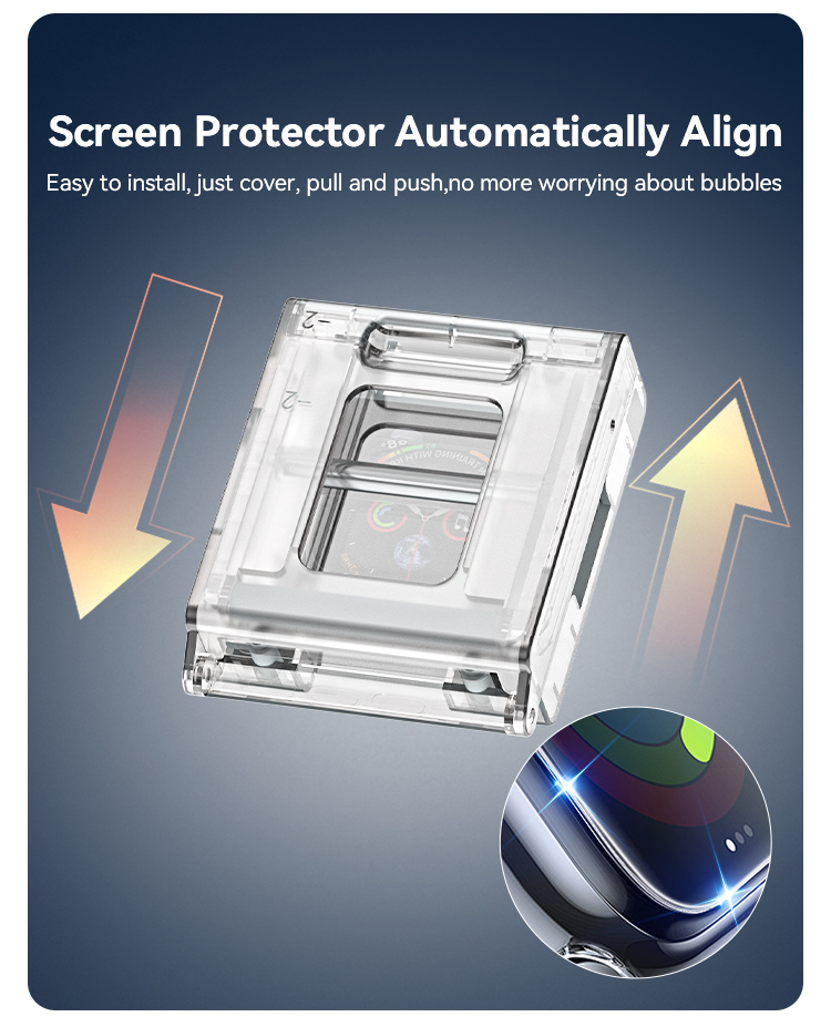 Watch film installer