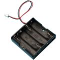 PC Connector Cell Holder/Case/Box for 4 AA Batteries