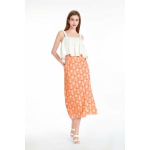 Printed Midi Tube Skirt