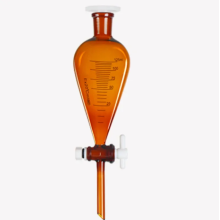 Amber Glassware Separate Funnel with stopcock 60ml