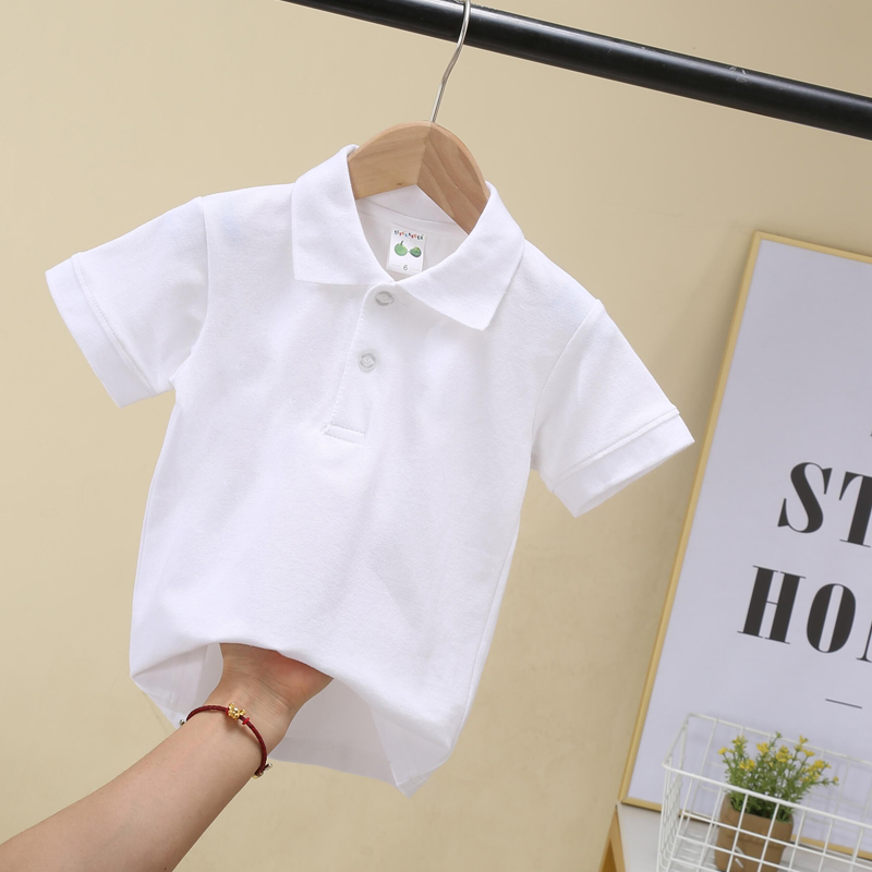 Boys Long Sleeve Polo Shirts 3-15 Years Teenager Children Clothes Girls Fashion Tops Korean Boys Clothes Formal White Shirt