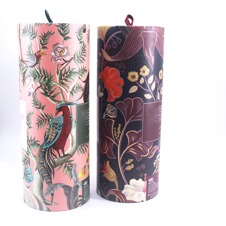CMYK printing paper tube candle packaging