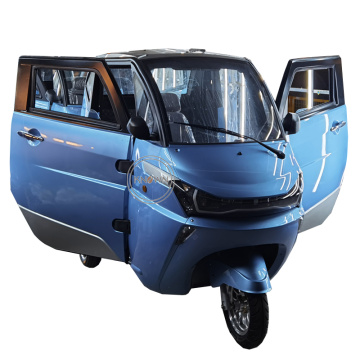 New Design 3 Wheels Adult Electric Tricycle Blue Color Family Mobility Scooter Tuk Tuk Car For Sale Customizable