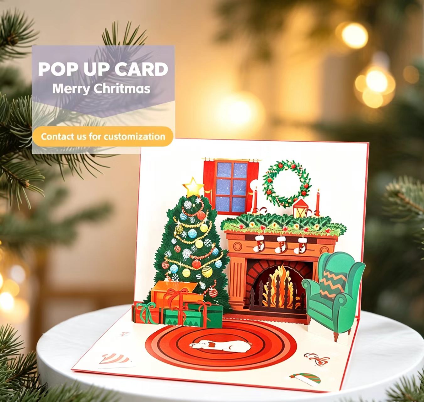 3d pop up christmas greeting cards