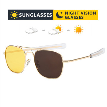 ZHIYI Brand Driving Glasses Men Women Day&Night Anti-glaring Sunglasses Classic Retro Polarized Night Vision Glasses For The Car