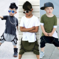 1-5T Toddler Kid Baby Boy Girls Harem Pants Shorts Leggings Fashion Chain Hip Hop Pants