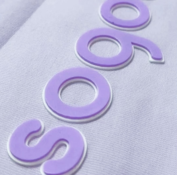 Silicone transfer heat transfer