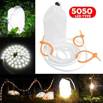 LED Strip light waterproof IP65 DC 5V Warm White Sustain 50,000Hours Hold Lantern CE Flexible Rope Tube for DIY Decoration Light