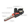 Power Tools Mini DIY Grinder electric drill Sander Sanding Belt Adapter Bandfile Belt for 100/115/125mm 4/4.5/5" Angle Grinders