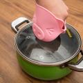 2Pcs/Set Non Stick Anti-slip Crocodile Pig Silicone Heat Holder Cooking Baking Oven Mitts Cute Gloves Bakeware Kitchen Tools