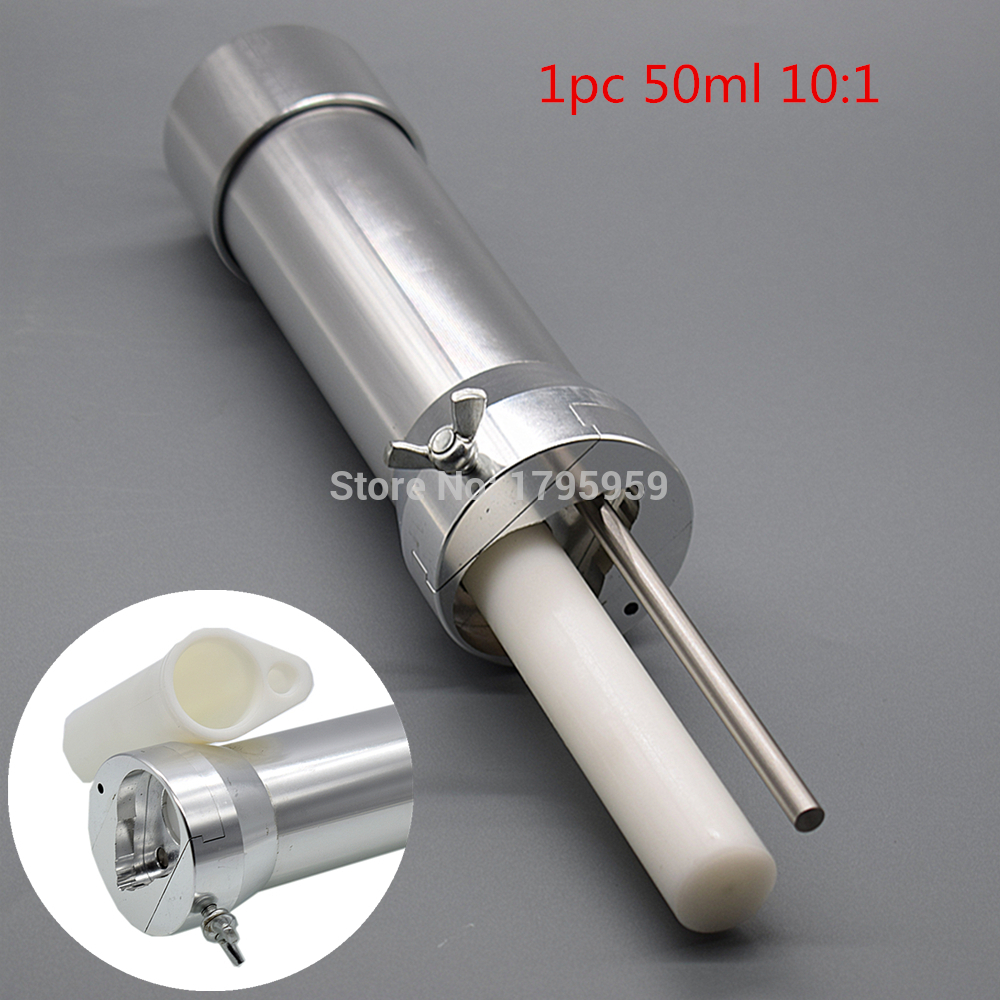 50ml Pneumatic Glue Gun Dispenser 1:1 2:1 10:1 AB Glue Applicator Two-component AB Epoxy Glue Gun Adhensive Caulking Gun Tool