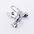 Silver Bathroom Shower Faucets Bathtub Faucet Mixer Tap Body Brass Tap Wall Mounted