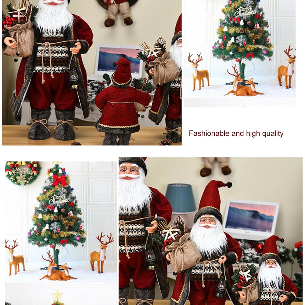 Christmas Decorations For Home 60CM Big Santa Claus Doll Children Xmas New Year Gift Christmas Tree Decor Wedding Party Supplies