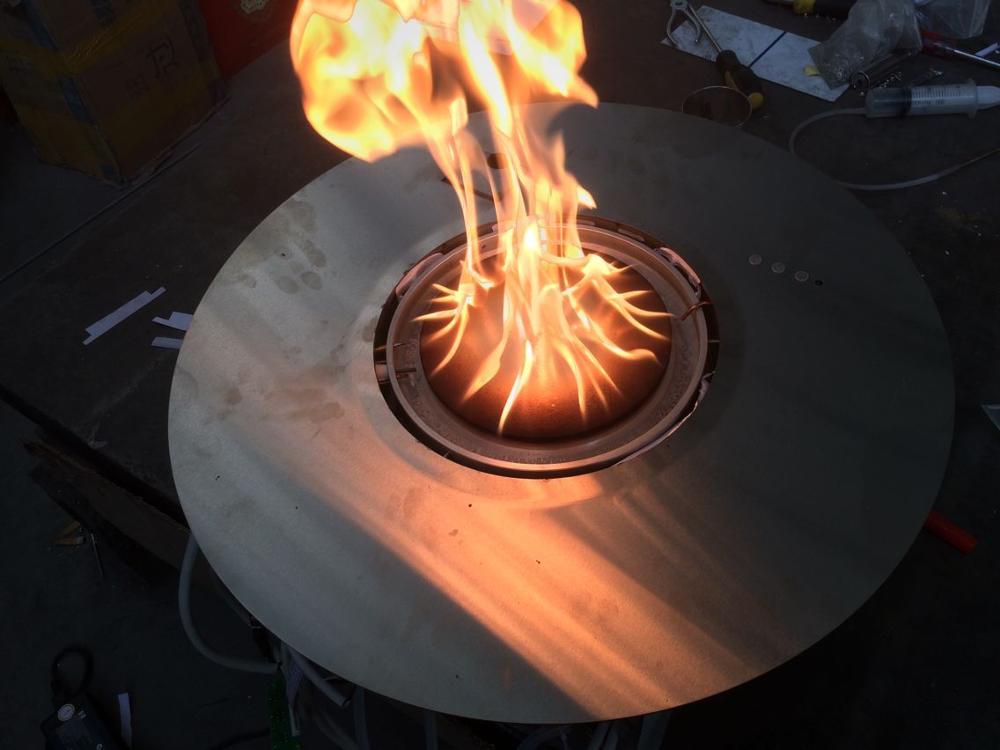 hot sale intelligent chimenea etanol burner with remote inserts
