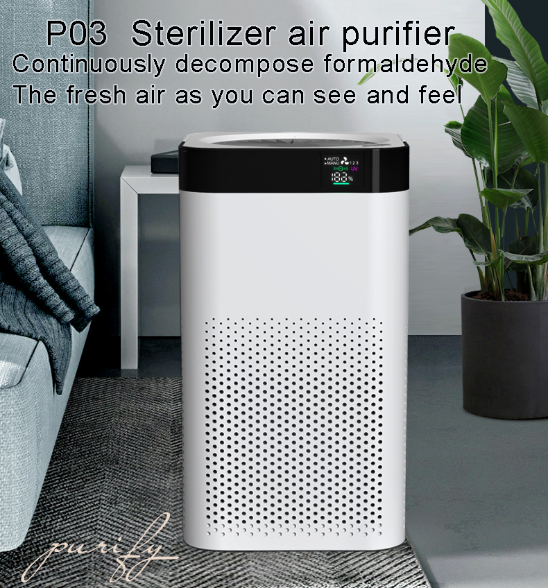 Home uvc disinfectant anion UV Air Purifier