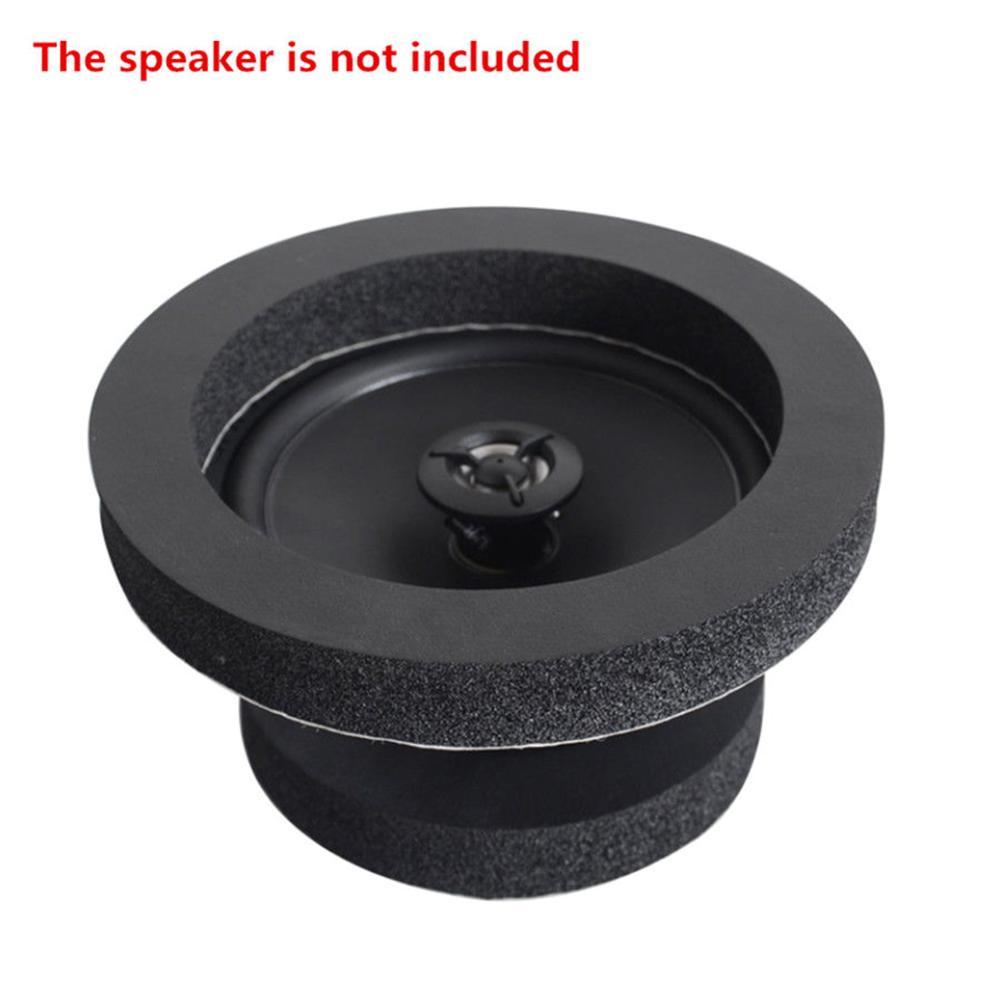 4x 6.5" Car Door Speaker Bass Ring Foam Woofer Pad Noise Sound Wave Accessories CSV