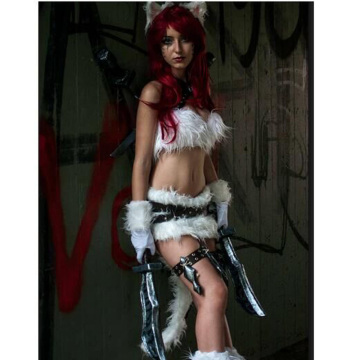 Game Anime LOL Katarina Du Couteau Party Fashion Uniform Cosplay Costume Any Size