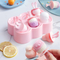 Creative Silicone Popsicle Mold Cute Cartoon Animal Shape Ice lolly Moulds DIY Popsicle Molds Ice Cream Tools DIY Popsicle Maker