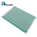 1pcs 5x7 cm PROTOTYPE PCB 5*7 panel double coating/tinning PCB Universal Board double Sided PCB 2.54MM board