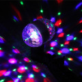Rotating Crystal Magic Ball LED Stage Light Bulb E27 6W RGB Colorful Rotate Disco Party Effect Lamp Christmas Decoration