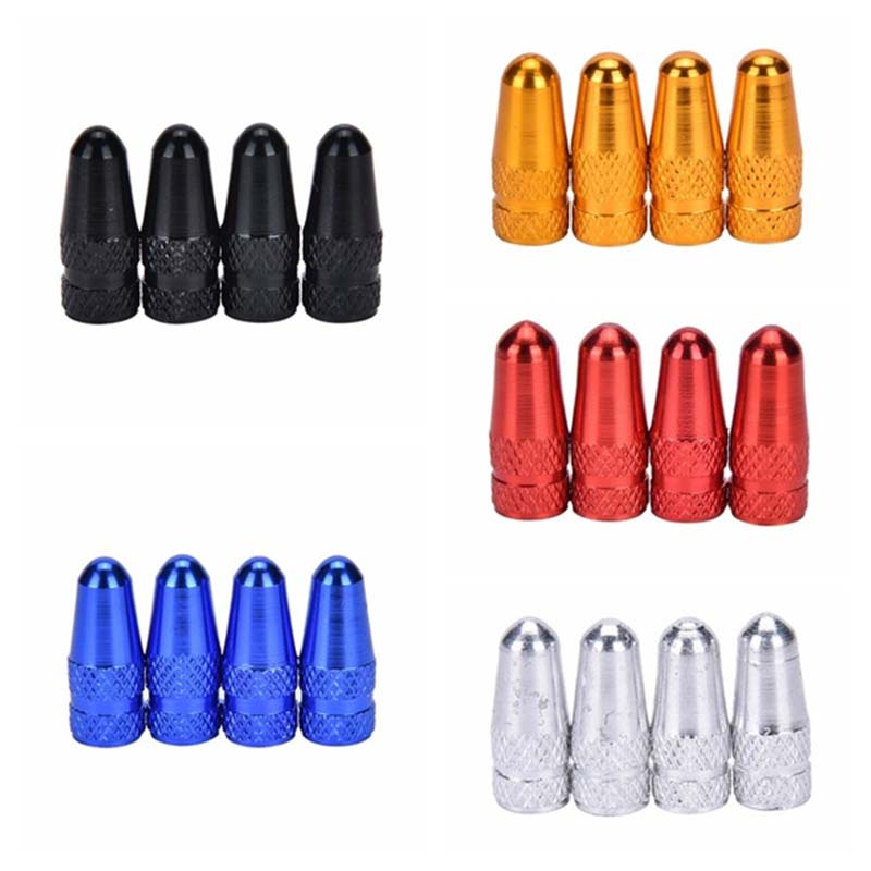 2Pcs Durable Bicycle Valve Cap Aluminum Bike Schrader/Presta Valve Cap Tire Valve Protector for MTB Bike Cycling Accessories