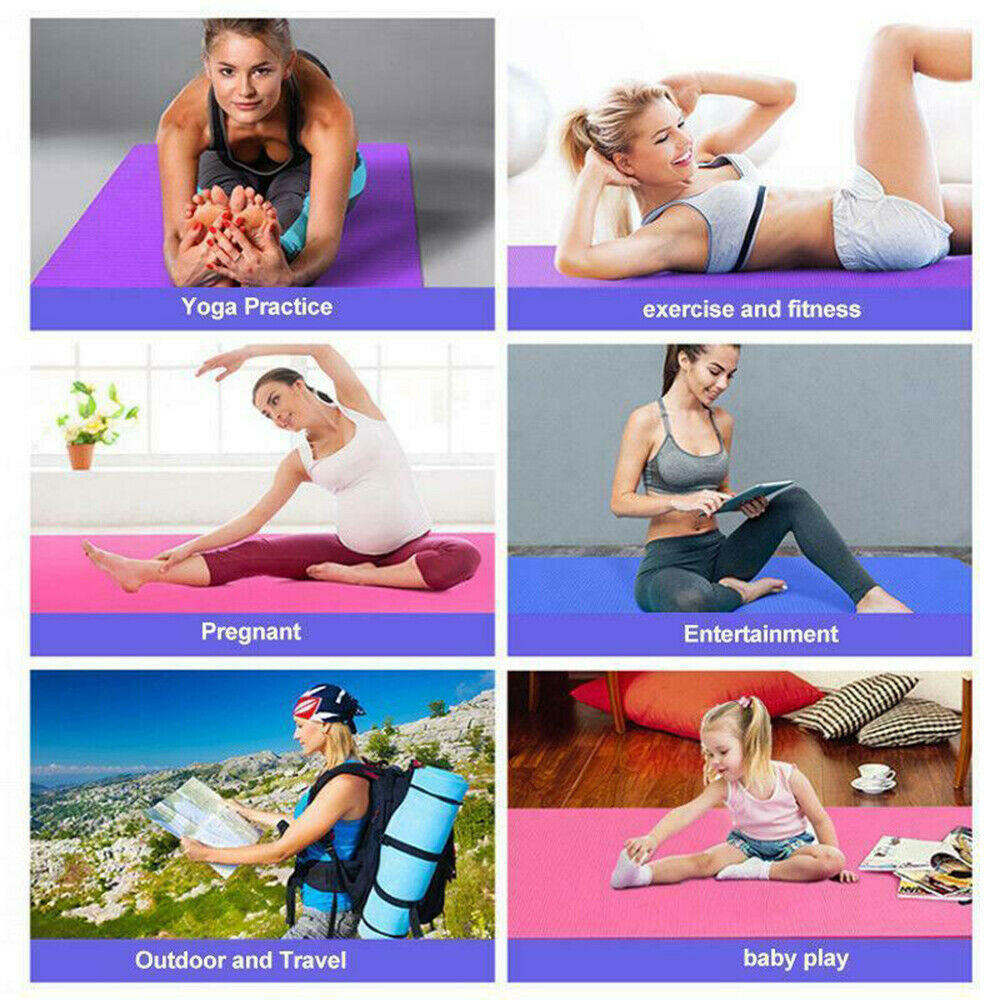 1PC TPE Yoga Mat Tasteless Anti-slip Sports Gym Pads with Position Line For Beginner Environmental Fitness Gymnastics Yoga Mats