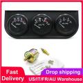 52MM 3 In1 with Volt Meter+Oil Temp Gauge+Oil Pressure Gauge Triple Gauge Kit Car Accessories Auto Tools