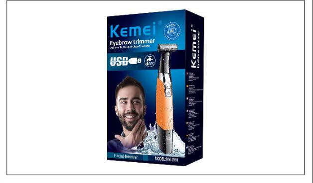 kemei-1910 rechargeable electric shaver beard shaver electric razor body trimmer men shaving machine hair trimmer face care