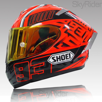 Full Face Motorcycle helmet X14 93 Marquez Red Ant Helmet Riding Motocross Racing Motobike Helmet