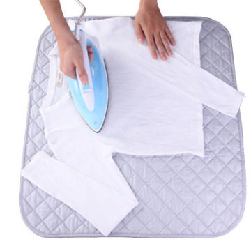 Portable Ironing Pad Anti-Slip Ironing Mat Heat Resistant Iron Board Blanket for Table Top Household Ironing Board