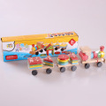 Wooden Stacking Toys Train Shape Sorter Stacking Blocks Toddlers Puzzle Toys Pull Toys For Toddlers Preschool Educational Toy#20