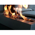 smaller Ventless metal bio-ethanol indoor door fireplace