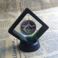 Freemasons gold plated Masonic Symbols Magnificent coin colorful coin with black&white PVC air display box for gift