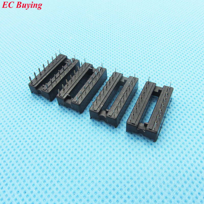 30pcs/lot DIP IC Socket 16P Adapter Holder Type 16 Pin Plug in (If you need other quantity, please contact our custom servicer)