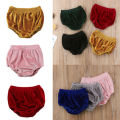 Toddler Infant Baby Boys Girls Kids Velvet Pants Shorts Bottoms Bloomers Panties