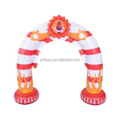Lion Outdoor Durable PVC Inflatable Arch Sprinkler for Sale, Offer Lion Outdoor Durable PVC Inflatable Arch Sprinkler